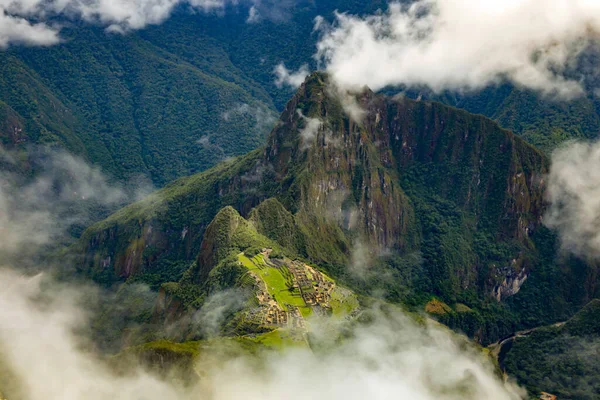 Sentier Randonnée Partir Des Ruines Inca Machu Picchu Pérou 430 — Photo