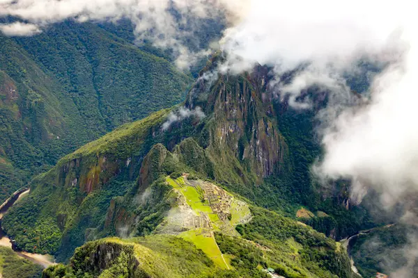 Hiking Trail Inca Ruins Machu Picchu Peru 430 Masl Top — Stock Photo, Image