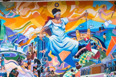 Şehir resimleri (grafiti), pop sanatı, Cusco, Peru sokaklarını süsleme