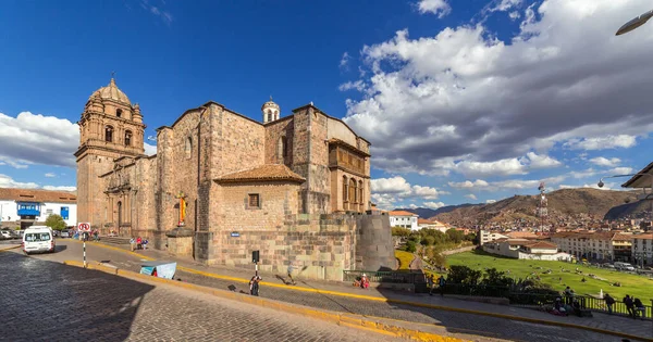 Cusco Peru October 2018 Temple Sun Incas Coricancha Qorikancha Convent — Stock Photo, Image