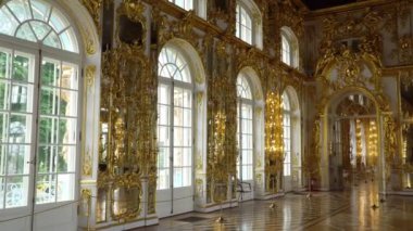St. Petersburg, St. Selo, Rusya, Haziran 2018: İç in Catherine sarayda Catherine park St. selo yakınındaki Saint Petersburg, Rusya Federasyonu.
