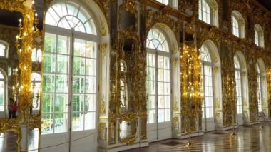 St. Petersburg, St. Selo, Rusya, Haziran 2018: İç in Catherine sarayda Catherine park St. selo yakınındaki Saint Petersburg, Rusya Federasyonu.