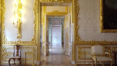 St. Petersburg, St. Selo, Rusya, Haziran 2018: İç in Catherine sarayda Catherine park St. selo yakınındaki Saint Petersburg, Rusya Federasyonu.