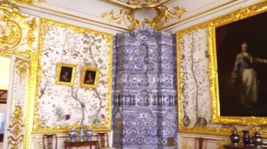 St. Petersburg, St. Selo, Rusya, Haziran 2018: İç in Catherine sarayda Catherine park St. selo yakınındaki Saint Petersburg, Rusya Federasyonu.