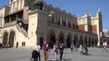 Krakow, Polonya - bahar, 2018 eski kasaba Krakow.