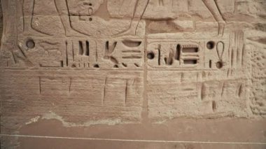Medinet Habu Tapınağı. Mısır, Luxor. Morg Tapınağı Ramses III Medinet Habu adlı bir önemli yeni Krallık dönemi Batı Şeria Mısır Luksor yapıdır.
