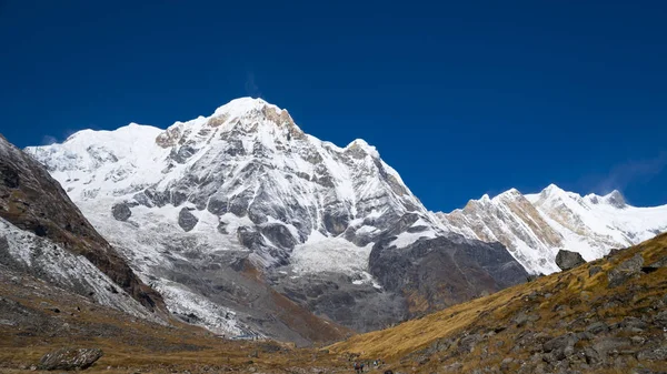 Himalaya Fjellandskap Annapurna Regionen Annapurna Fjellet Himalaya Nepal Annapurna Base – stockfoto