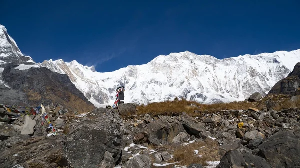 Himalayas Mountain Landscape Annapurna Region Annapurna Peak Himalaya Range Nepal — Stock Photo, Image