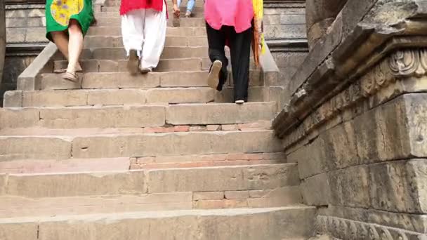 Katmandou Népal Octobre 2018 Place Durbar Bhaktapur Katmandou Népal Bhaktapur — Video