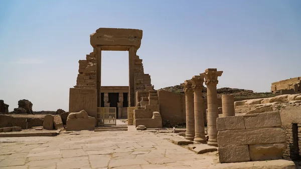 Dendera Temple Temple Hathor Egypt Dendera Also Spelled Denderah Small — Stock Photo, Image