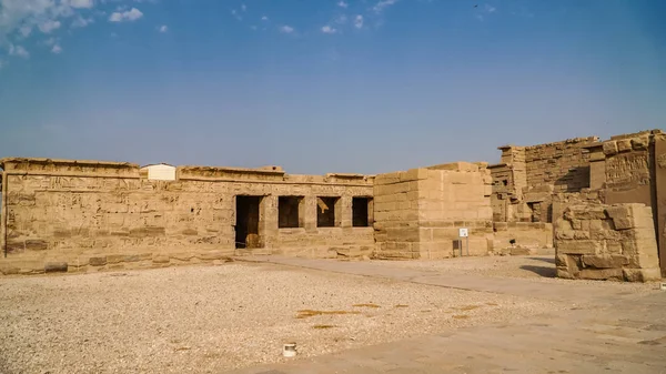 Temple Medinet Habu Egypt Luxor Mortuary Temple Ramesses Iii Medinet — Stock Photo, Image