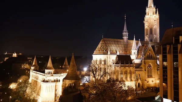 Matthias Kyrkan Fiskarbastionen Budapest Ungern — Stockfoto