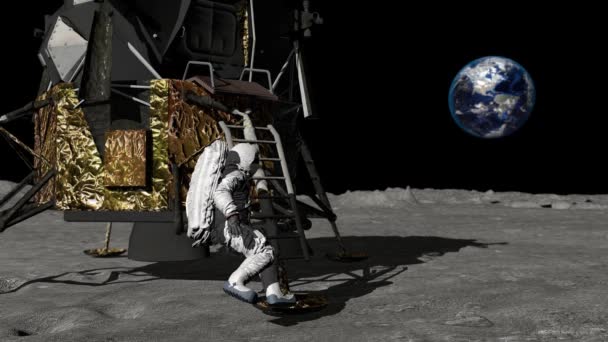 Astronaut Walking On The Moon And Waving His Hand Some Elements Of This Video Furnished By Nasa Stock Video C Merlinus74 Astronaut Walking On The Moon And Waving His Hand Some Elements Of This Video Furnished By Nasa Stock Video C Merlinus74
