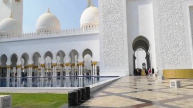 Abu Dabi, Birleşik Arap Emirlikleri-Ekim 2018:. Şeyh Zayed Bin Sultan Al Nahyan Camii.
