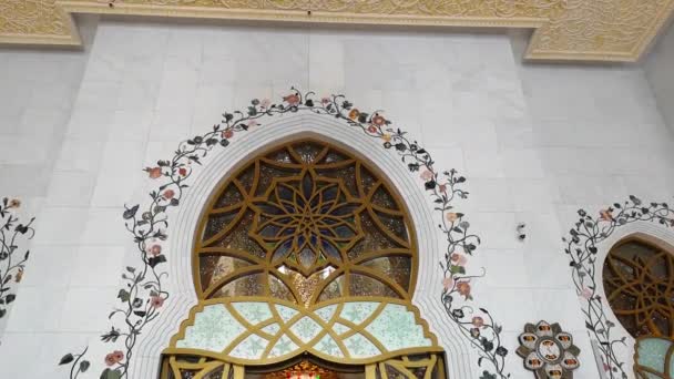 Abu Dhabi Émirats Arabes Unis Octobre 2018 Mosquée Sheikh Zayed — Video