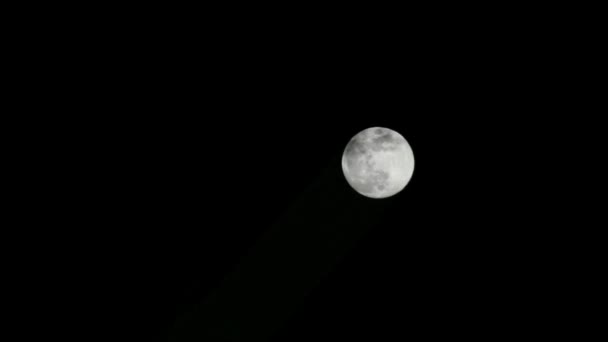 Moon Timelapse Stock Time Lapse Luna Piena Sorgere Nel Cielo — Video Stock