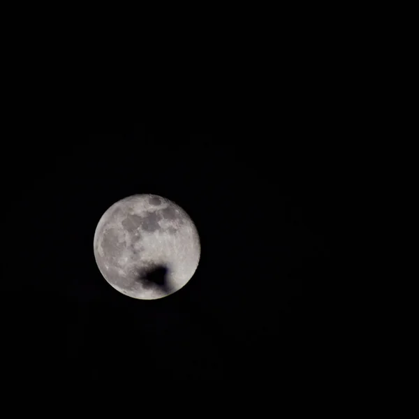 Pleine Lune Dans Ciel Nocturne Grande Super Lune Dans Ciel — Photo