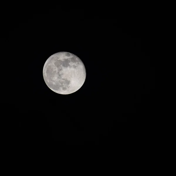 Lua Cheia Céu Noturno Grande Super Lua Céu — Fotografia de Stock