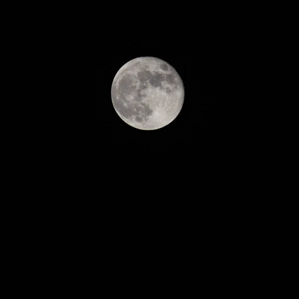 Vollmond Nachthimmel Supermond Himmel Der Dunklen Nacht — Stockfoto