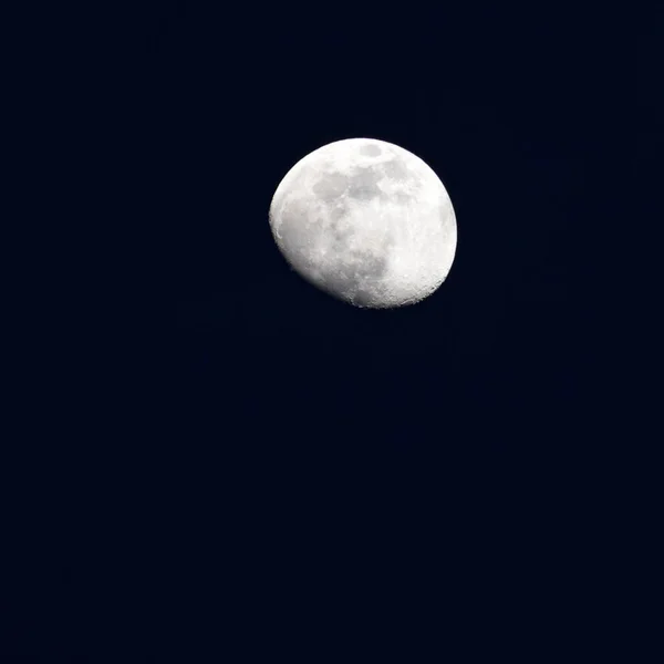 Lua Cheia Céu Noturno Grande Super Lua Céu Durante Noite — Fotografia de Stock