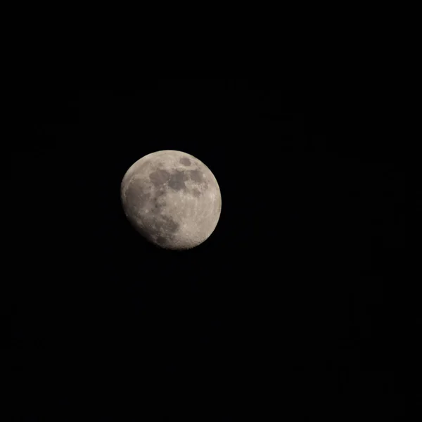 Lua Cheia Céu Noturno Grande Super Lua Céu Durante Noite — Fotografia de Stock