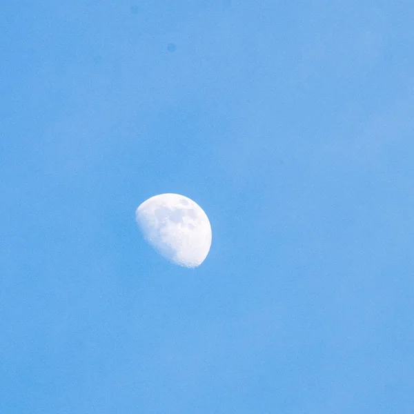 Lua Cheia Céu Noturno Grande Super Lua Céu Durante Noite — Fotografia de Stock