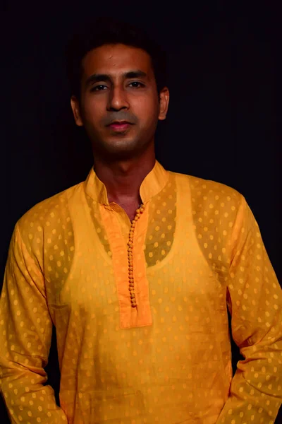 New Delhi Indien Mars 2020 Man Porträtt Smart Casual Man — Stockfoto