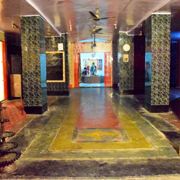 Nova Deli Índia Março 2020 Vista Interior Templo Indiano Durante — Fotografia de Stock