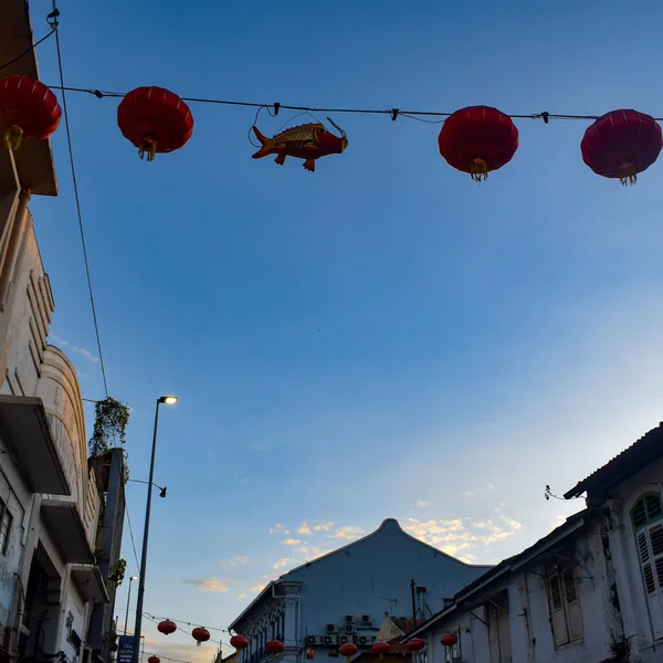 Belle Architecture Coloniale Sur Jonker Street Malacca Malaisie Beau Chinatown — Photo