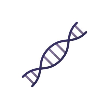 DNA ikonu. Vektör çizimi. Web tasarımı için uygun