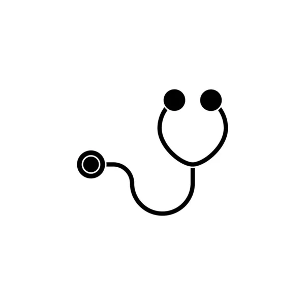聴診器のアイコンベクトルイラスト ロゴだ ウェブデザインに適しています — ストックベクタ