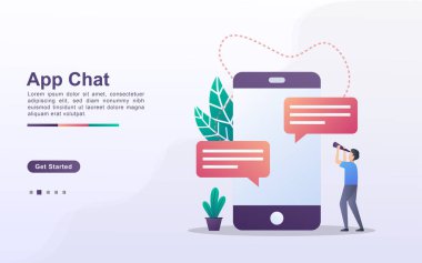 Uygulama Sohbeti 'nin gradyan efekt biçimi indirme şablonu