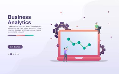 İniş sayfası analizlerinin gradyan etki biçimi şablonu