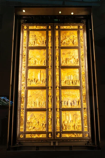 Paradisets Dörr Vid Ghiberti Museu Dell Opera Del Duomo Santa — Stockfoto