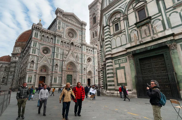 Duomo Santa Maria Del Fiori Florencja Toskania Włochy Października 2012 — Zdjęcie stockowe