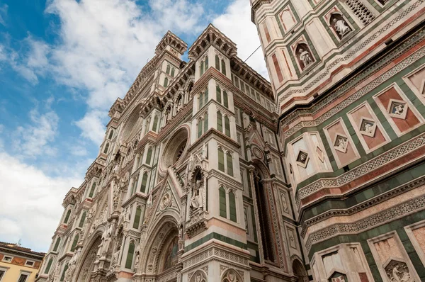 Флоренция Италия Октября 2012 Года Деталь Фасада Базилики Санта Мария — стоковое фото