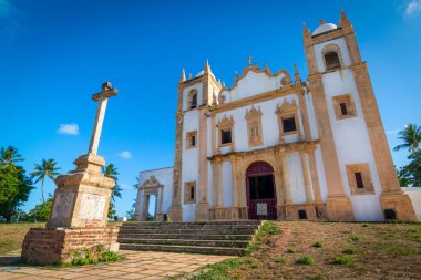 Nossa Senhora do Carmo Church, Olinda, Recife, Pernambuco, Brezilya yakınlarında 15 Aralık 2013 'te. Tarihi Olinda kasabası, dünya mirası olan UNESCO tarafından kabul ediliyor..