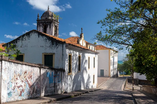 2013年12月15日 巴西伯南布哥累西腓附近的圣弗朗西斯科修道院 历史名城奥林达被联合国教科文组织视为世界遗产 — 图库照片