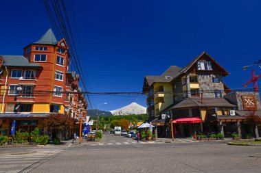 Pucon, Araucania, Şili önemli turizm şehri.