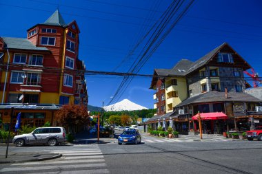 Pucon, Araucania, Şili önemli turizm şehri.