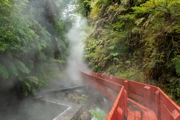 Geometricas Hot Springs Conaripe Vicino Pucon Panguipulli Los Rios Cile — Foto Stock