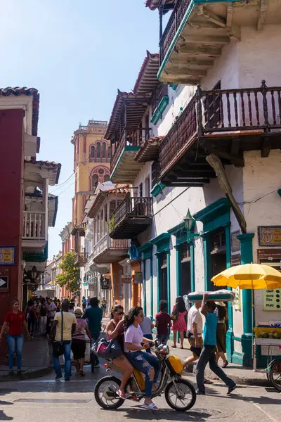 Streets Traditional Colorful Houses City — Stock Photo, Image