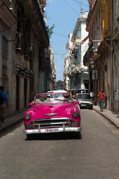 Los Coches Antiguos Habana Son Ahora Una Las Principales Marcas — Foto de Stock