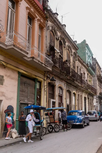 Havannas Veteranbilar Ett Stadens Främsta Turistmärken — Stockfoto