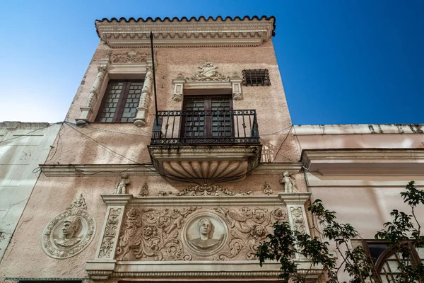 Deco Arquitetura Colonial Vivem Lado Lado Nas Antigas Fachadas Capital — Fotografia de Stock