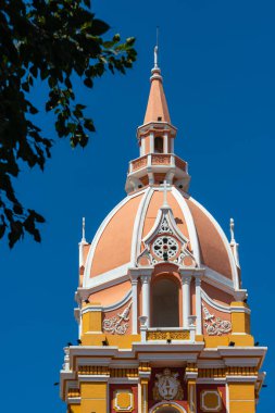 13 Şubat 2018 'de Santa Catalina, Cartagena das Indias, Bolivar, Kolombiya Katedrali.