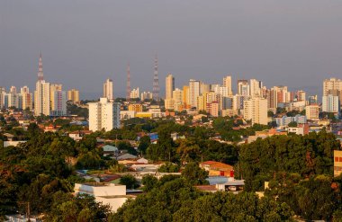 Cuiaba, Mato Grosso State, Brezilya, 27 Ekim 2005. Brezilya 'nın orta batı bölgesinin önemli başkenti.