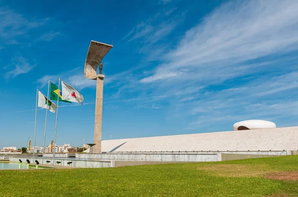 Statua Del Presidente Juscelino Kubitschek Memorial Eretta Suo Onore Dove — Foto Stock