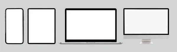 Gri Arkaplanda Aygıt Basit Moda Ayarları