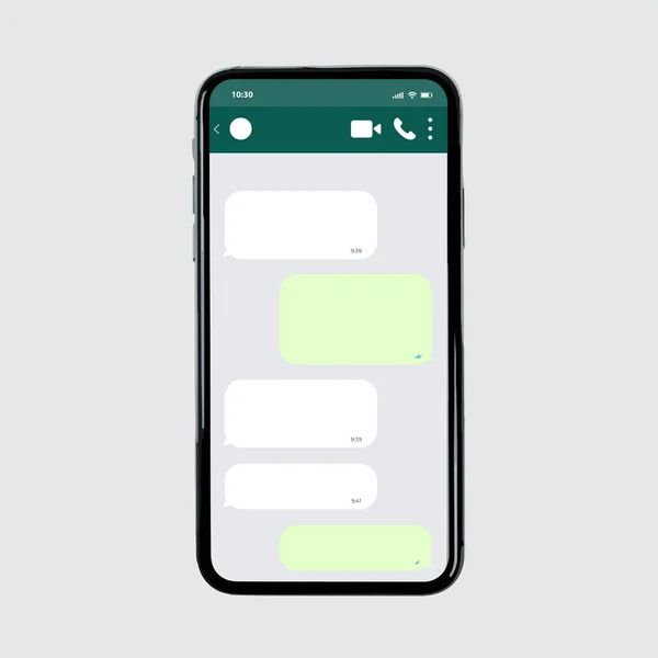 Messenger Mobil Sohbet Şablon UI Sosyal Uygulaması